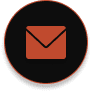 Red envelope icon on black circular background.